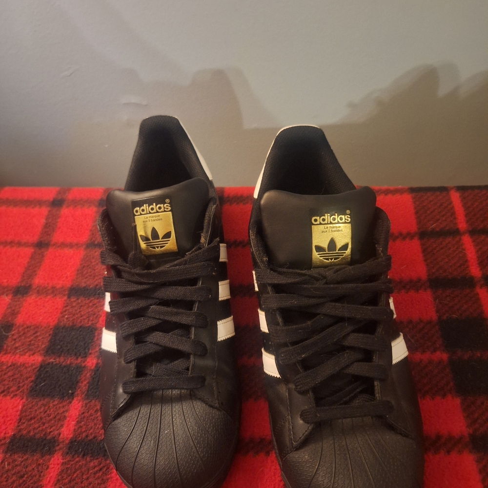 Adidas Black and White Sneakers